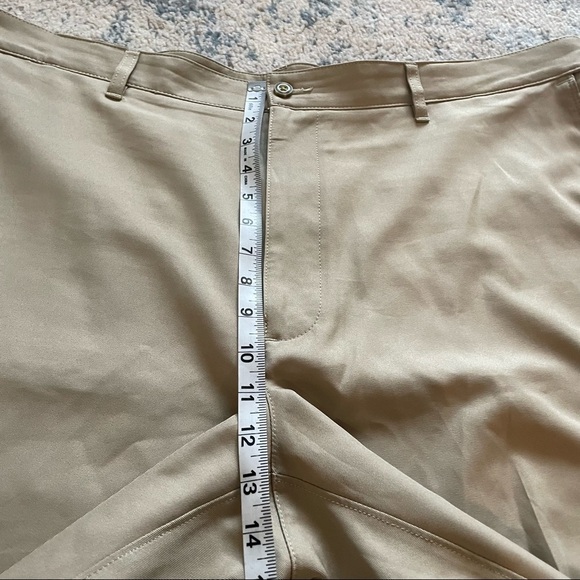 PGA Tour | Performance Golf Shorts Mens Size 42 Stretch 10” Inseam Khaki Tan - Picture 7 of 8